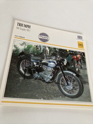 Triumph 500 trophy - trophy, 1951
