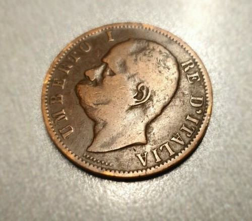 Moneta centesimi umberto i - moneta,