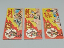 Lotto 3 strisce COLLANA DEL TEX 1/3 radiocorriere anni '70