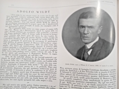 Adolfo wildt rivista - wildt, su