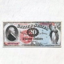 20 Dollari 1869 Gara Legale