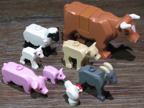 Lego mucca latte vitello - mucca,