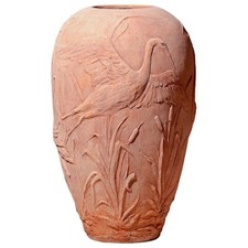 Anfora Decorativa Portafiori in Terracotta Italiana Casa Giardino H 71cm