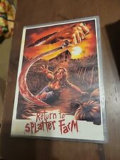 RETURN TO SPLATTER FARM DVD BRAND NEW AUTHENTIC FACTORY SEALED 