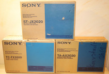 Sony TA-AX 2020 Amplificatore ST-JX2020 Tape-Deck TC-FX2020 Sintonizzatore, NOS, IMBALLO ORIGINALE