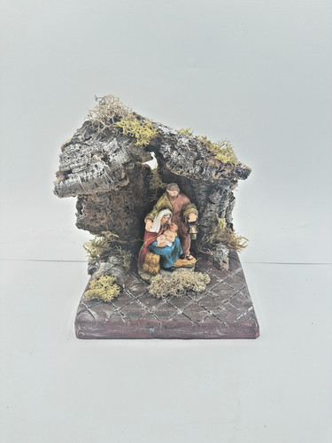 Presepe artigianale con - presepe, grotta
