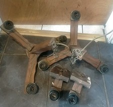 2 x Plafoniera 3 bracci metà