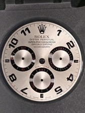rolex daytona dial silver