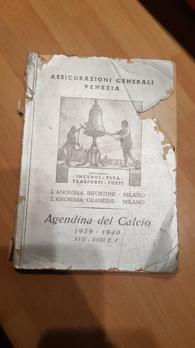 Agendina del calcio - calcio, 1939-1940