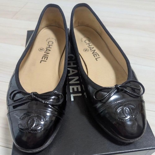Scarpe ballerine chanel logo - chanel,
