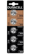 5X Batteria pila CR 2032 CR2032 DURACELL 3V scad. 2035 telecomando auto -Posta1