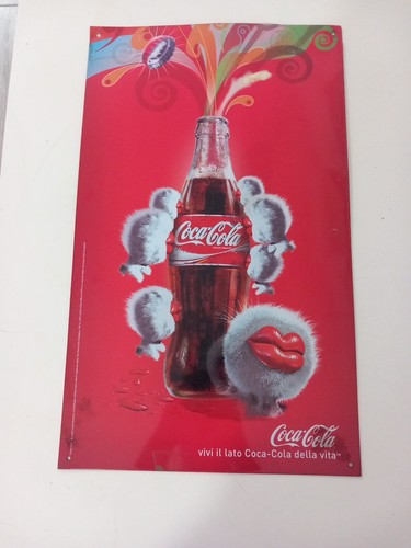 Insegna pubblicitaria coca - insegna,