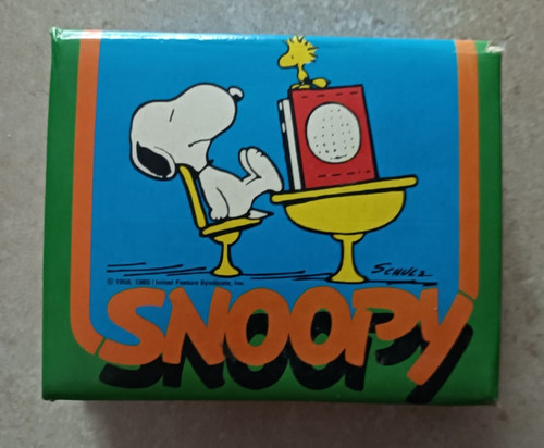 Scatola vintage cartone snoopy - scatola,