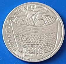?? CITTA' DEL VATICANO MONETA 10 LIRE 1975 GIUBILEO ANNO SANTO PAPA PAOLO VI