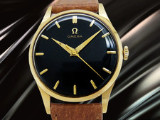Omega oro 18k quadrante - omega, nero