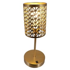 1pc Creative Bedroom Table Light Home Decorative Comodino per il regalo Golden