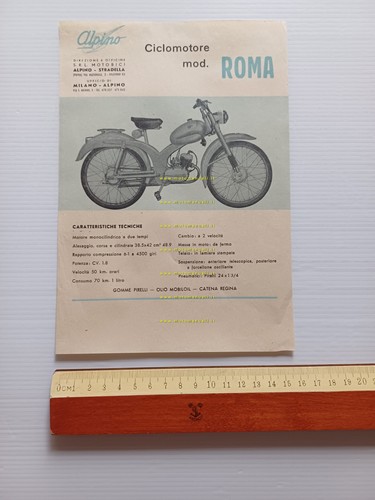 Alpino roma anni 50 - anni,