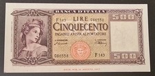 CINQUECENTO 500 LIRE ORNATA DI