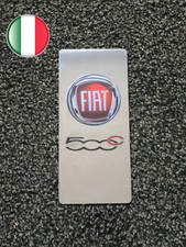 TUNING PEDANA POGGIAPIEDE POGGIAPIEDI ACCIAIO INOX FIAT NUOVA 500 C + KIT STRAP