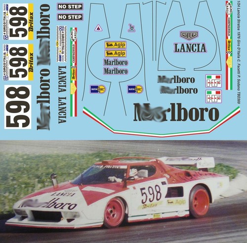 Decals per lancia stratos - 1/24,