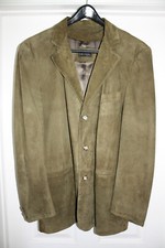 Giacca uomo pelle scamosciata