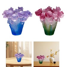 Vaso fiore di fiore di vetro