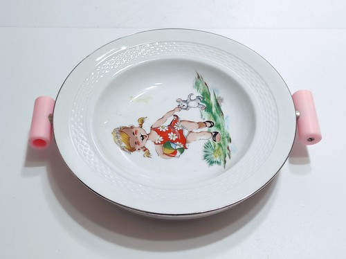 Piatto scaldapappa antico