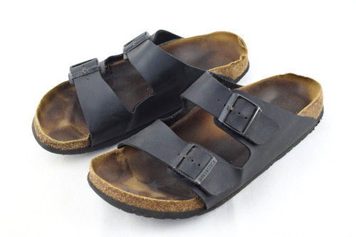 Birkenstock arizona nero 43 - birkenstock,