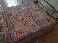 Coperta granny uncinetto