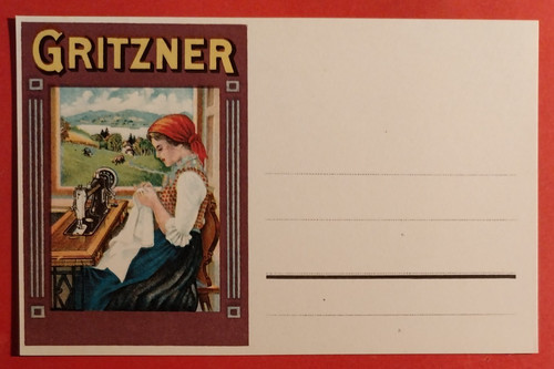 Cartolina gritzner macchine - gritzner,