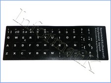 Adesivi Tastiera Spagnola Black Spanish Stickers Keyboard Etiqueta Negro Espanol
