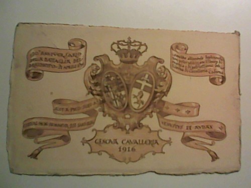 Genova cavalleria 1916 - cavalleria, 120°