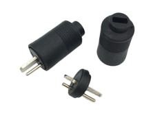 2 PEZZI spina connettore DIN 2