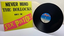 1977 Never Mind The Bollocks Heres The Sex Pistols LP V-2086 Blank Back 11 Track