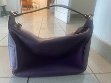 FURLA BORSA A MANO SPALLA X DONNA WOMAN BAG VIOLA USATA SECONDO MANO