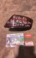 FARO FANALE FANALINO STOP LUCE GEMMA LED DX DESTRO PASSEGGERO AUDI A3 8V4 16-19
