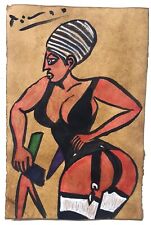 PABLO PICASSO inchiostro SPAGNOLO firmato a mano cubista surrealista arte espressionista