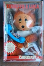 PUPAZZO KINDERBABY- ERNESTO E LUCA VINTAGE CON BOX ORIGINALE
