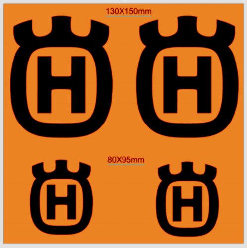 Husqvarna kit set adesivi - husqvarna, 4