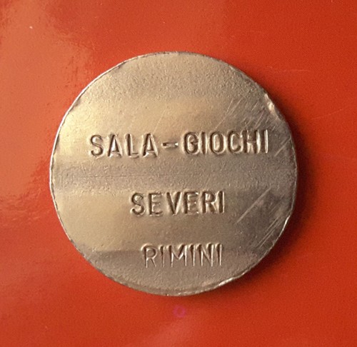 Gettone sala giochi - gettone, severi