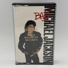 Michael Jackson Bad Cassette