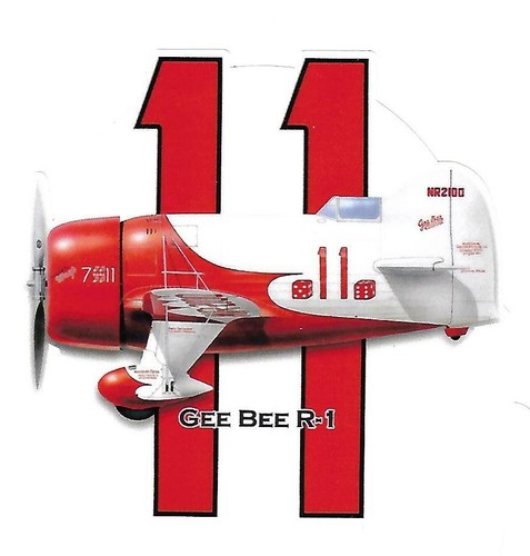 Gee bee sticker - r-1,