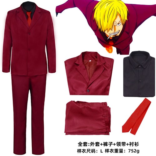 Costume cosplay sanji rosso - costume,