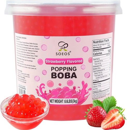 Fragola popping boba pearls - popping,