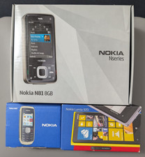 3x Nokia IMBALLO ORIGINALE con accessori/cavo di ricarica senza accessori cellulare mai usati!