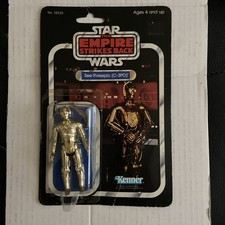 Vintage Originale Star Wars 1977 C-3P0 Completo di confezione originale ESB 1980!