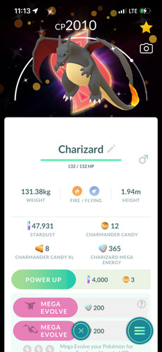 Shiny charizard con tour - charizard,