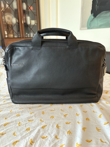 Borsa per pelle nera - borsa, pc