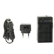 Set Caricabatterie Auto Casa Gopro Hd Hero 3 3+ Black Edition Silver 3,7v Nero