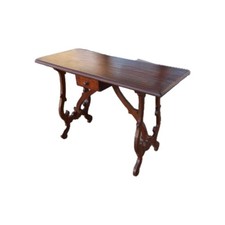 TAVOLO SCRITTOIO ANTICO FRATINO 110X49CM H78CM IN ORDINE